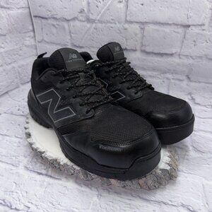 New Balance Quikshift EH Black Steel Toe Shoes Mens Sz 11 2E Slip Oil Resistant